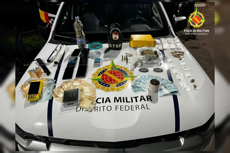 Após denúncia de vizinhos, casal é preso com maconha e cocaína no DF
