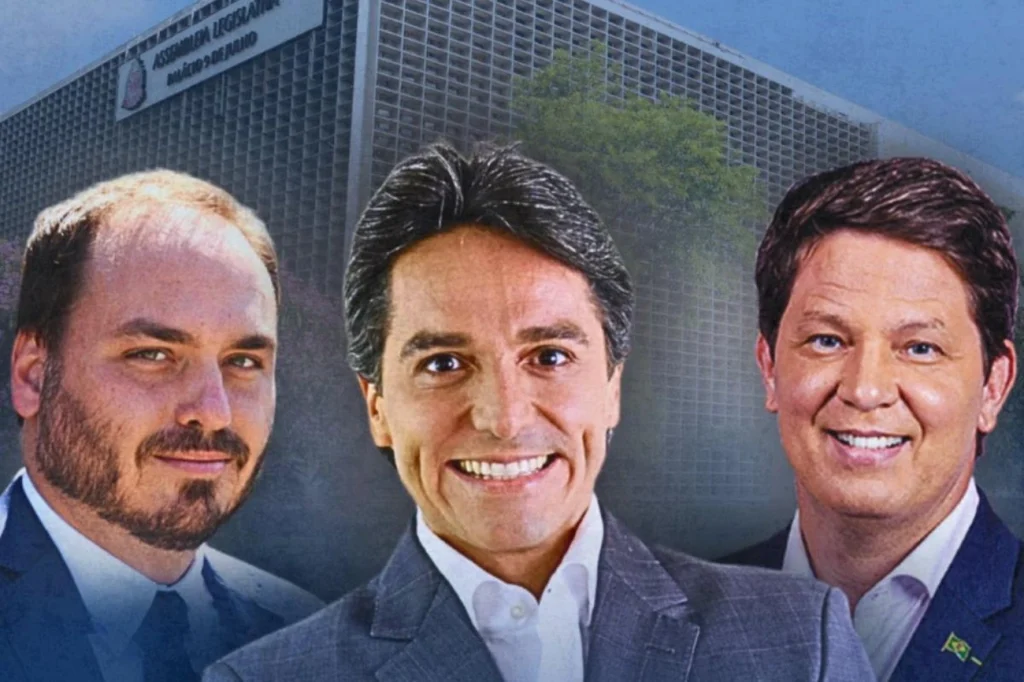 Carlos Bolsonaro e Mário Frias serão homenageados em sessão da Alesp