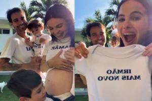 Sthefany Brito anuncia nas redes sociais gravidez do terceiro filho